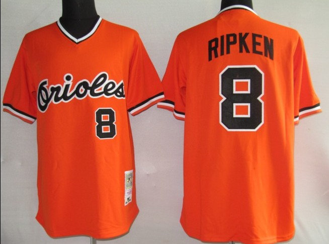 MLB Jerseys baltimore orioles 8# RIPKEN Orange M&N MLB Jerseys baltimore orioles 8# RIPKEN Orange M&N