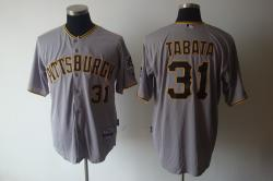 Pittsburgh Pirates #31 Tabata Grey Jerseys