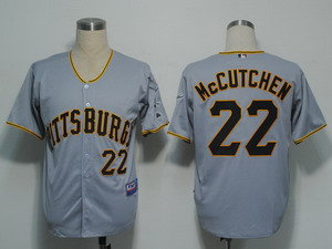 Pittsburgh Pirates 22 Mccutchen Grey Cool Base