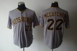 Pittsburgh Pirates 22# Mccutchen Grey jerseys Pittsburgh Pirates 22# Mccutchen Grey jerseys