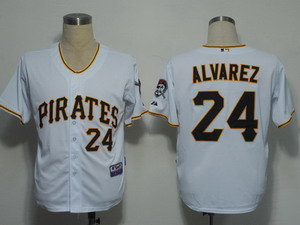 Pittsburgh Pirates 24 Alvarez White Cool Base