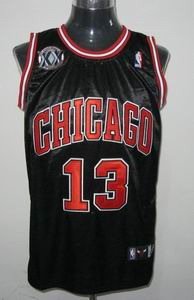 Chicago Bulls 13 Joakim Noah BLACK 20th anniversary