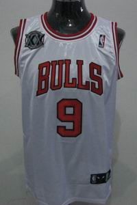 Chicago Bulls 9 Luol Deng white 20th anniversary