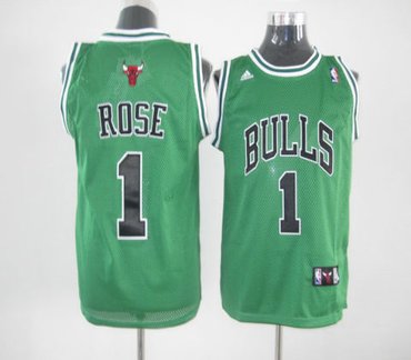 Chicago Bulls Derek Rose 1 green Jersey Chicago Bulls Derek Rose 1 green Jersey