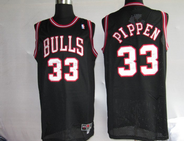 NBA Jersey Chicago Bulls 33# Pippen black NBA Jersey Chicago Bulls 33# Pippen black
