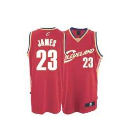 Cleveland Cavaliers 23 Lebron James Red Basket red
