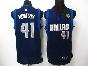 dallas mavericks 41 nowitzki Swingman DK blue 2011 Finals