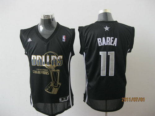 Dallas Mavericks 2011 nba finals champions 11# barea black
