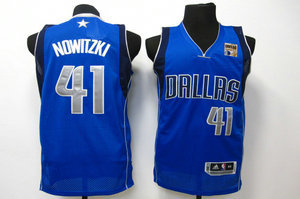dallas mavericks 41 nowitzki lt blue 2011 NBA Finals Patch