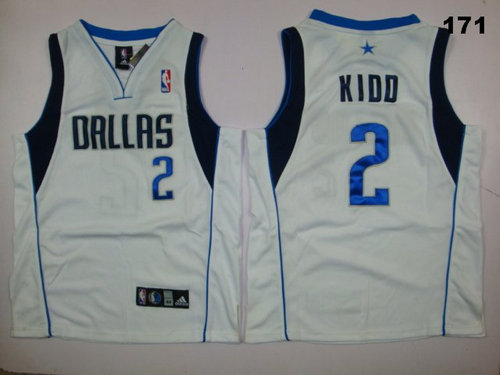 Dallas Mavericks Jason 2# Kid Jersey white Dallas Mavericks Jason 2# Kid Jersey white