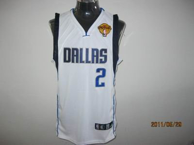 Dallas Mavericks Jason Kidd 2 Swingman Home white with 2011 Finals Jersey