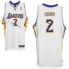 Los Angeles Lakers Fisher Derek #2 white Los Angeles Lakers Fisher Derek #2 white