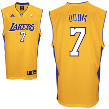 Los Angeles Lakers Odom #7 yellow jersey