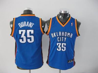 kids Oklahoma City Thunder 35 Kevin Durant jersey