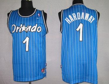 NBA Jersey Orlando Maglc 1# Hardaway Blue strip（Swingmin）