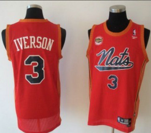 Philadelphia Sixers #3 IVERSON Red NAT Swingman Jersey Philadelphia Sixers #3 IVERSON Red NAT Swingman Jersey