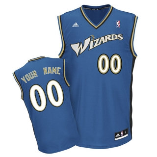 Washington Wizards Youth Custom blue V-neck Jersey Washington Wizards Youth Custom blue V-neck Jersey
