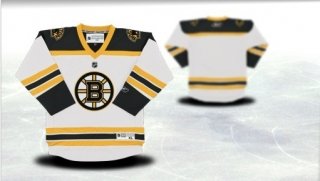 Boston Bruins Youth white Jersey (Blank or Customized) Boston Bruins Youth white Jersey (Blank or Customized)