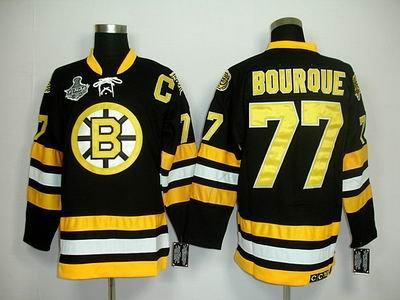 Boston Bruins 77 BOURQUE 2011 Stanley Cup 3rd black
