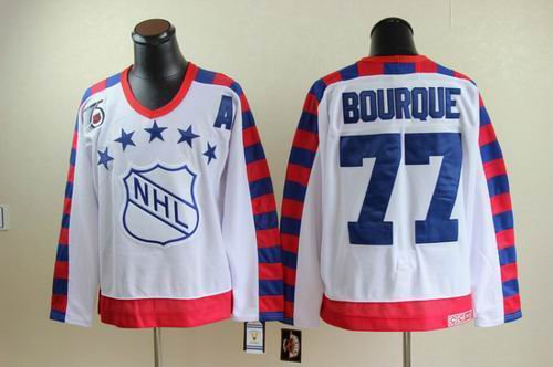 Boston Bruins 77 Ray Bourque all star 75th Anniversary white CCM Jersey Boston Bruins 77 Ray Bourque all star 75th Anniversary white CCM Jersey