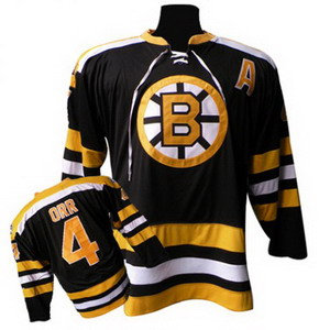 NHL Boston Bruins #4 Bobby Orr 50th Patch Black Jersey NHL Boston Bruins #4 Bobby Orr 50th Patch Black Jersey