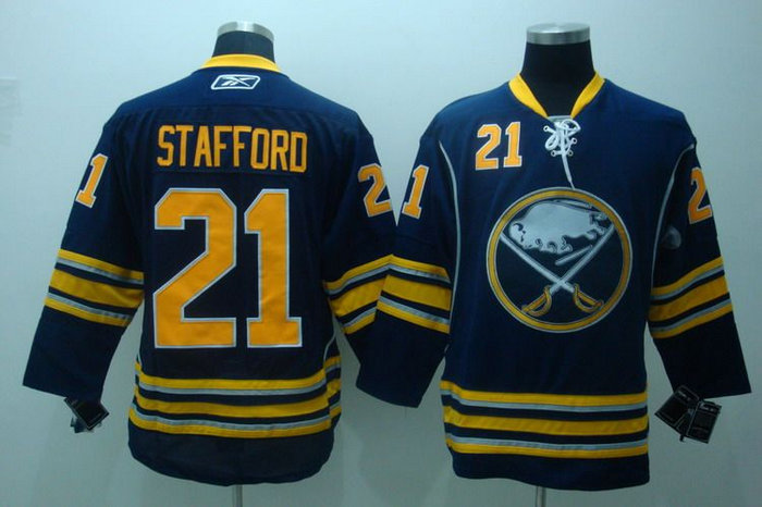 Buffalo Sabres 21# STAFFORD blue Jerseys Buffalo Sabres 21# STAFFORD blue Jerseys