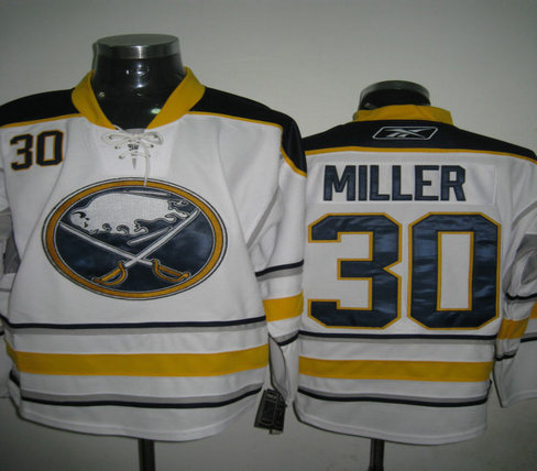 Buffalo Sabres Jerseys 30 MILLER Away White Jersey Buffalo Sabres Jerseys 30 MILLER Away White Jersey