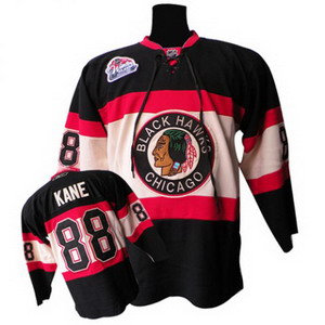 Chicago Blackhawks 88 Patrick Kane Premier Dark  black jerseys
