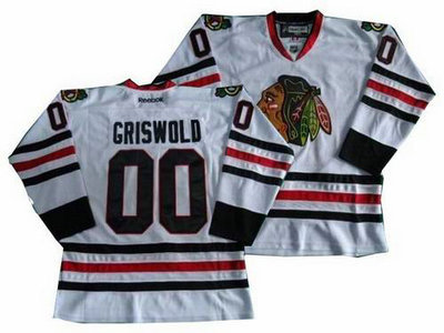 new Chicago Blackhawks 00 Clark Griswold white jerseys new Chicago Blackhawks 00 Clark Griswold white jerseys