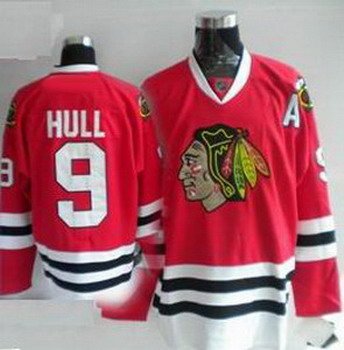 jersey Chicago Blackhawks 9 HULL red kids jerseys
