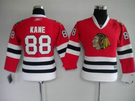 Jerseys Chicago Blackhawks 88 Patrick Kane Red KIDS
