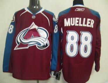 NHL Colorado Avalanche 88 Mueller Red Jerseys NHL Colorado Avalanche 88 Mueller Red Jerseys