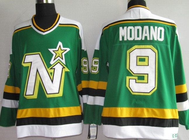 NHL Jerseys Dallas Stars 9# Modano Green CCM