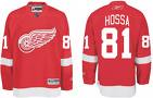 NHL Detroit Red Wings #81 Marian Hossa Home Red Jersey
