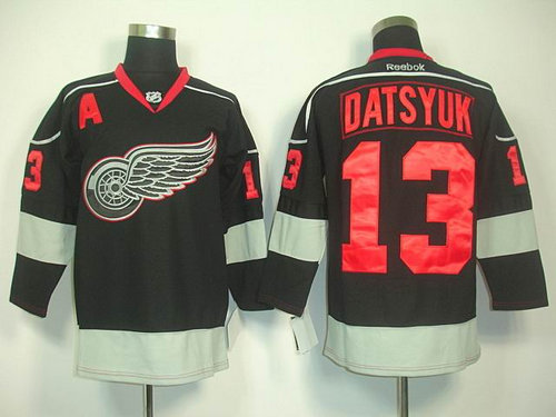 NHL Jerseys Detroit Red Wings 13# datsyuk black