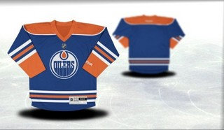 Edmonton Oilers Youth blue Jersey (Blank or Customized)