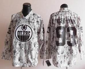 Edmonton Oilers 93 Ryan Nugent Hopkins Camouflage Jerseys