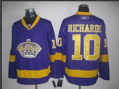 Los Angeles Kings 10 Mike Richards blue jersey