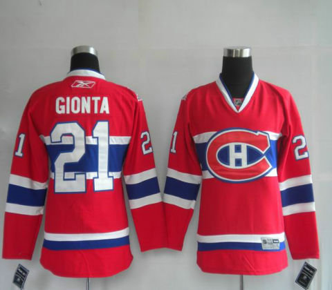 NHL Youth Jerseys Montreal Canadiens 21# GIONTA red