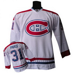 Montreal Canadiens #31 Carey Price White CH Patch Jersey
