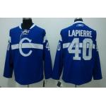 NHL Montreal Canadiens #40 LAPIERRE BLUE NHL Montreal Canadiens #40 LAPIERRE BLUE