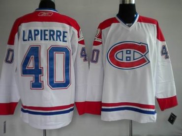Jerseys Montreal Canadiens 40 LAPIERRE white NEW CH Jerseys Montreal Canadiens 40 LAPIERRE white NEW CH