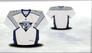 Nashville Predators Youth white Jersey (Blank or Customized)