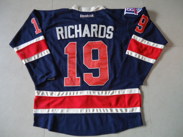 Nhl  jerseys NY Rangers 19 RICHARDS blue 85th