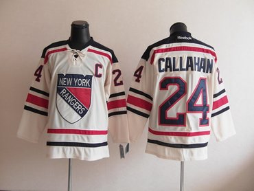 jerseys NY Rangers 24 CALLAHAN jerseys cream