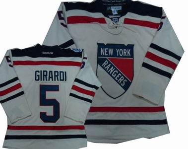 New York Rangers 5 Dan Girardi 2012 Winter Classic Cream Jerseys New York Rangers 5 Dan Girardi 2012 Winter Classic Cream Jerseys
