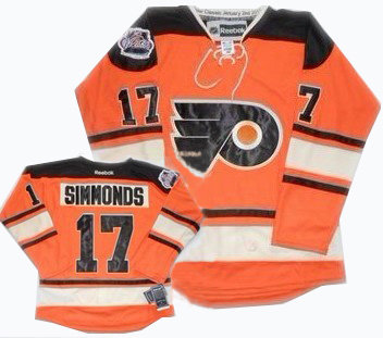 Philadelphia Flyers 17 SIMMONDS orange 2012 WINTER CLASSIC Jersey Philadelphia Flyers 17 SIMMONDS orange 2012 WINTER CLASSIC Jersey