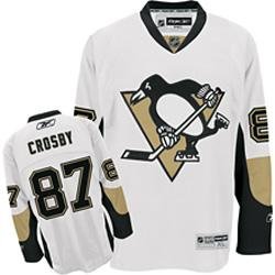 Youth Pittsburgh Penguins 87 Crosby white jerseys