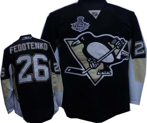 Pittsburgh Penguins 26 FEDOTENKO black