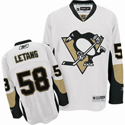 Pittsburgh Penguins 58 LETANG white